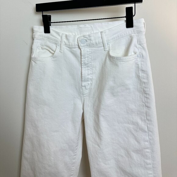 MOTHER The Kick It High Waist Straight Leg Jeans in Wash Fairest Of Them All - Picture 4 of 13